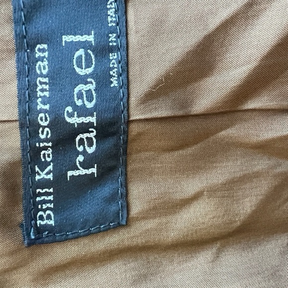 BILL KAISERMAN RAFAEL TAN BLAZER 70s ALPACA BLAZER SOFT SNAP BUTTON ITALY SIZE 8 - Picture 6 of 16